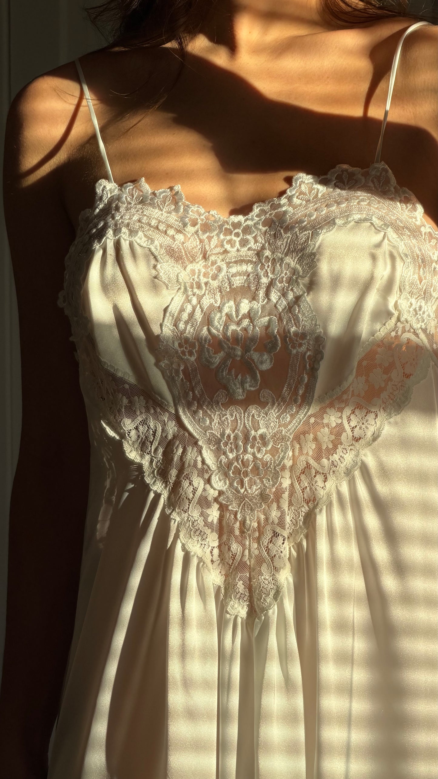 Rare Heart-Shaped Maxi Slip Dress