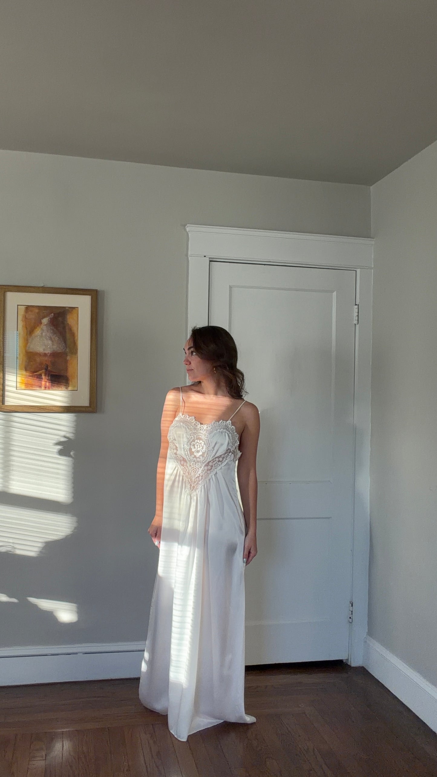 Rare Heart-Shaped Maxi Slip Dress