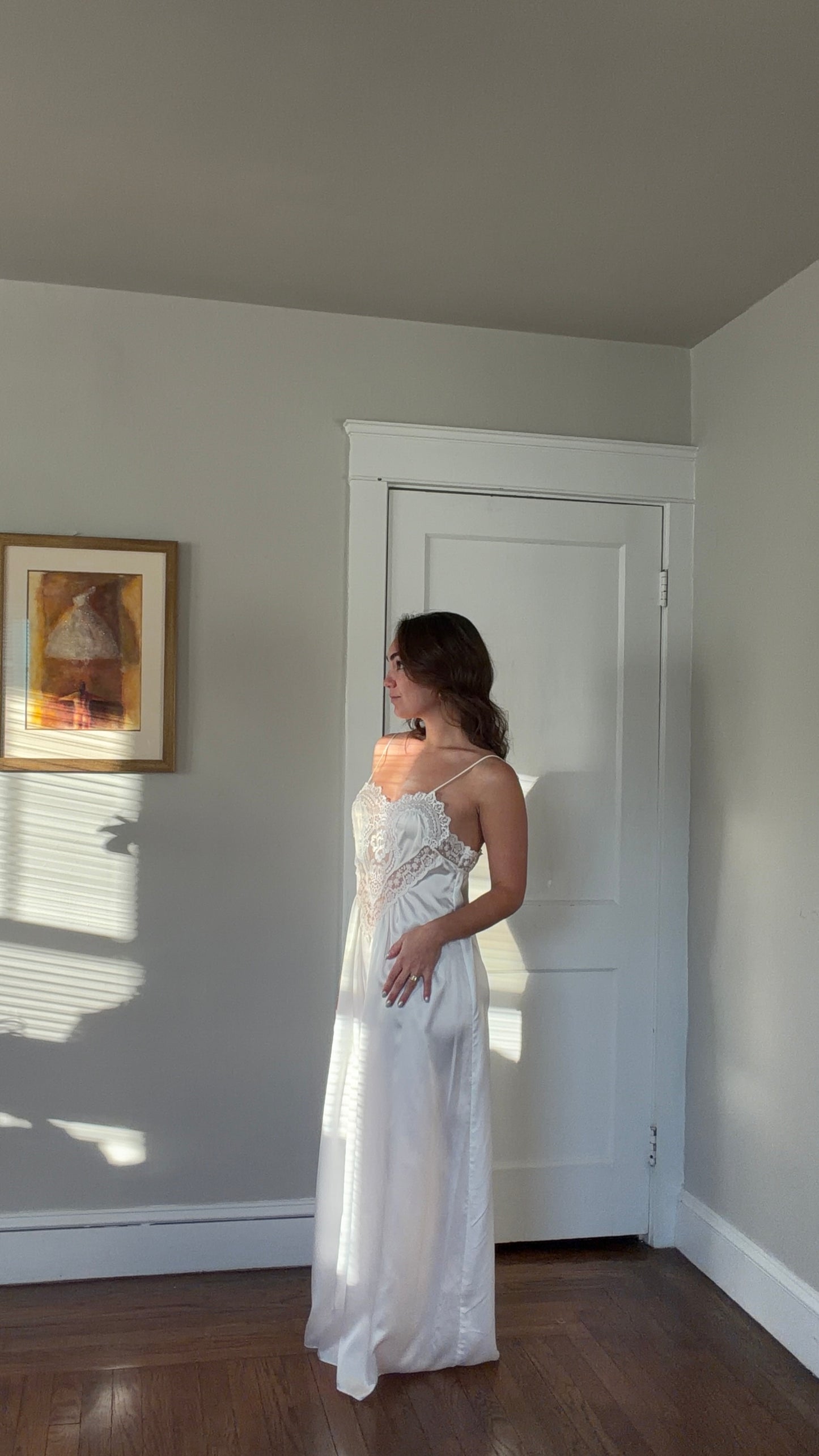 Rare Heart-Shaped Maxi Slip Dress
