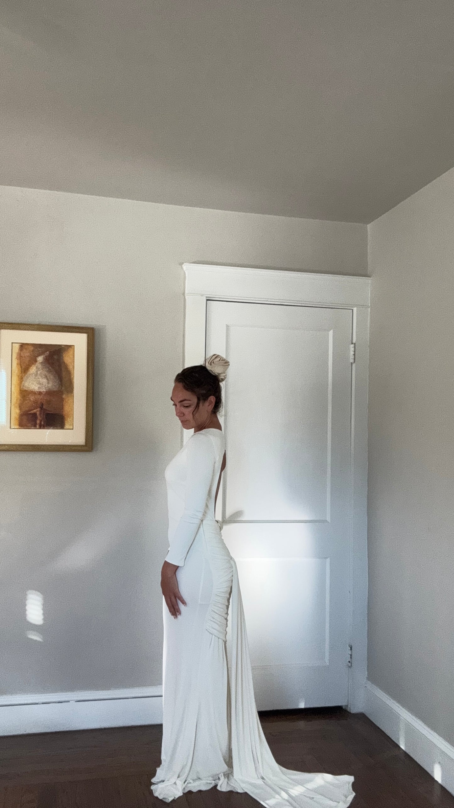 Vintage Open Back Jovani Wedding Dress