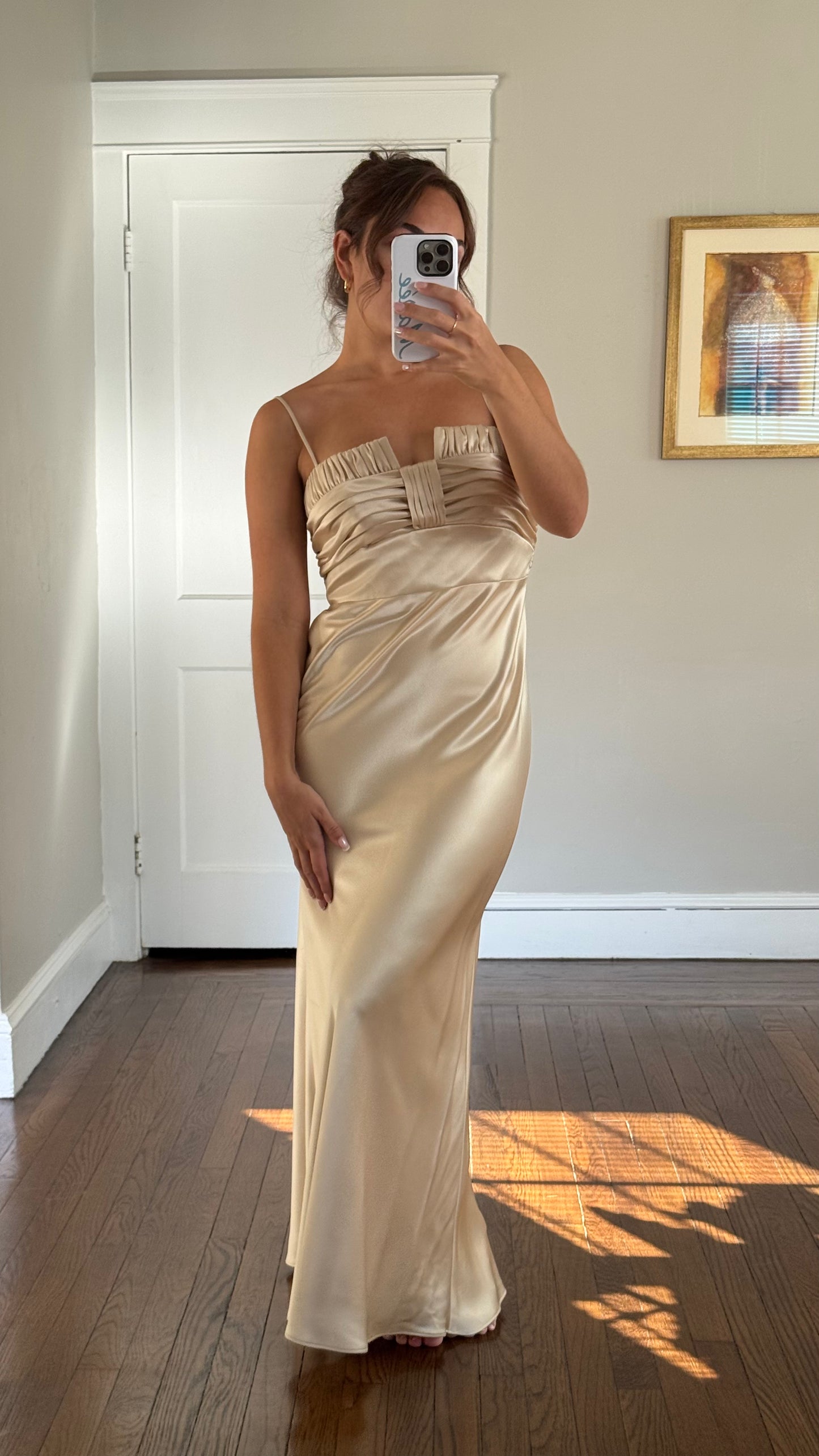 Vintage Champagne ABS Dress