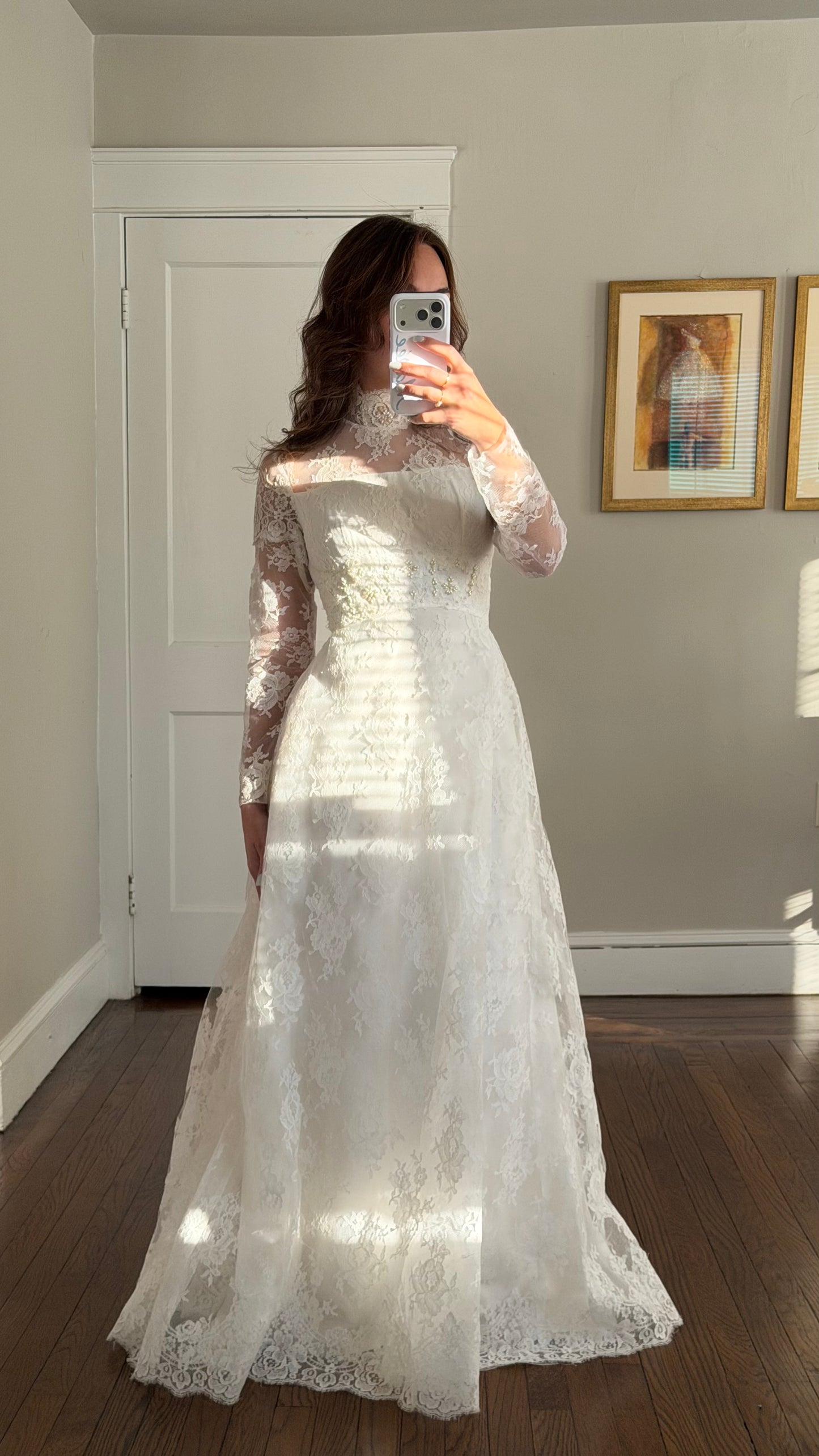 Long Sleeve Lace Wedding Dress