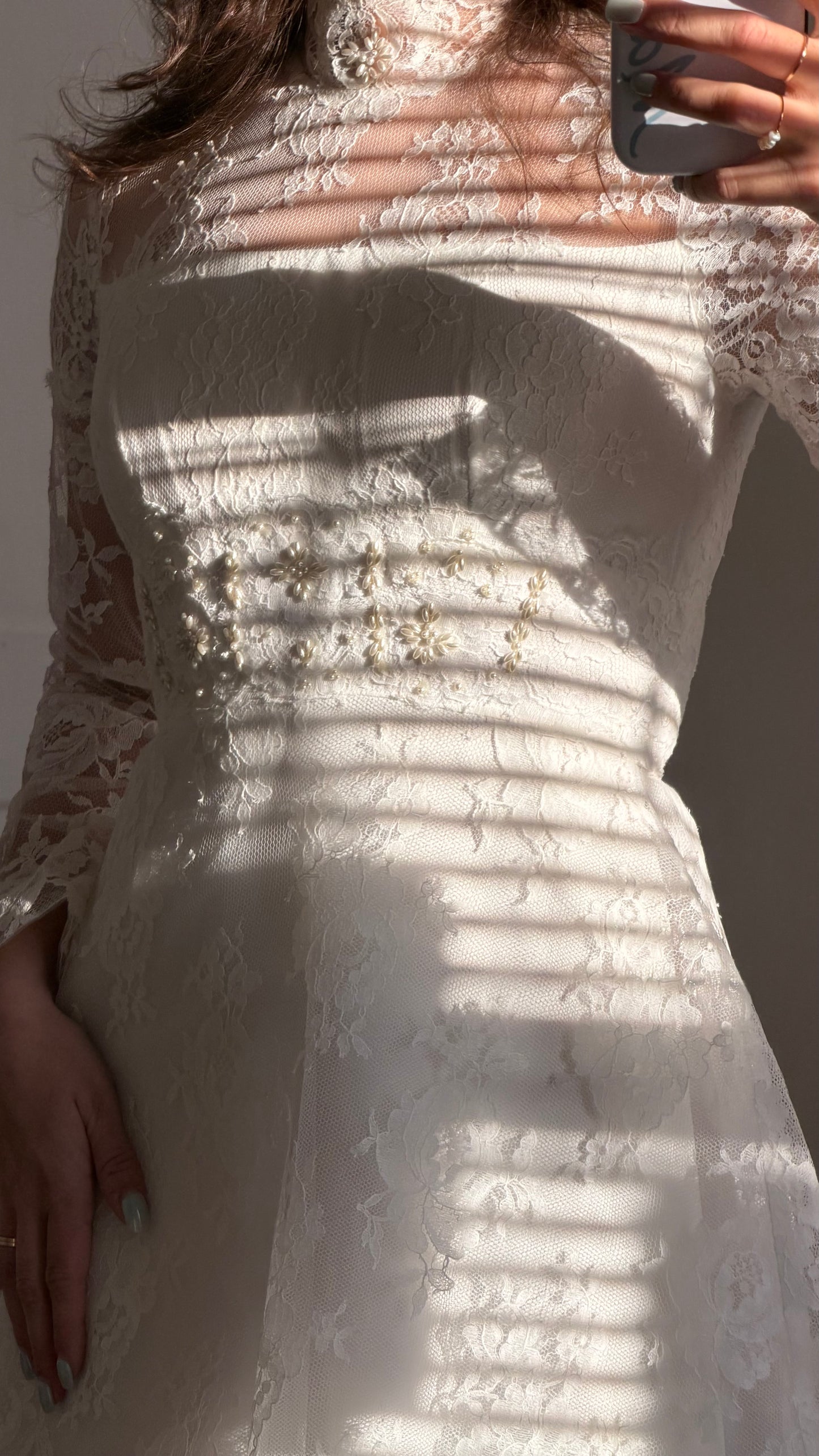 Long Sleeve Lace Wedding Dress