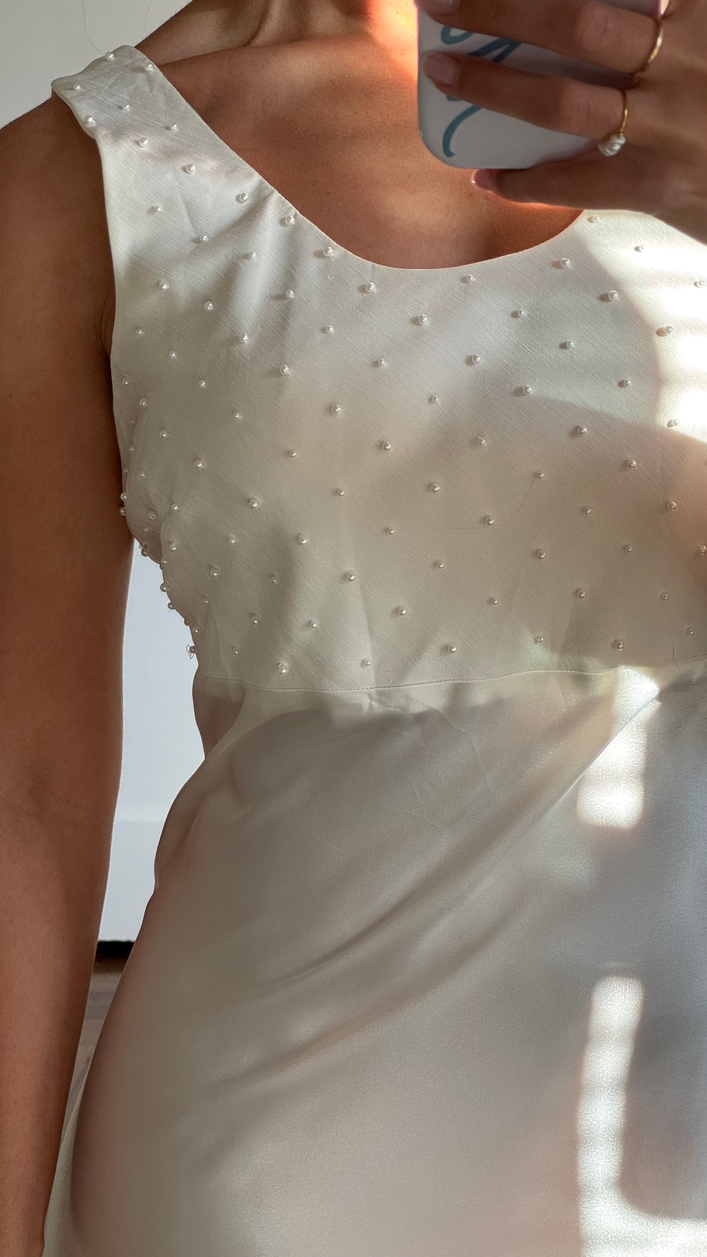 90s Victoria Secret Pearl Detail Slip