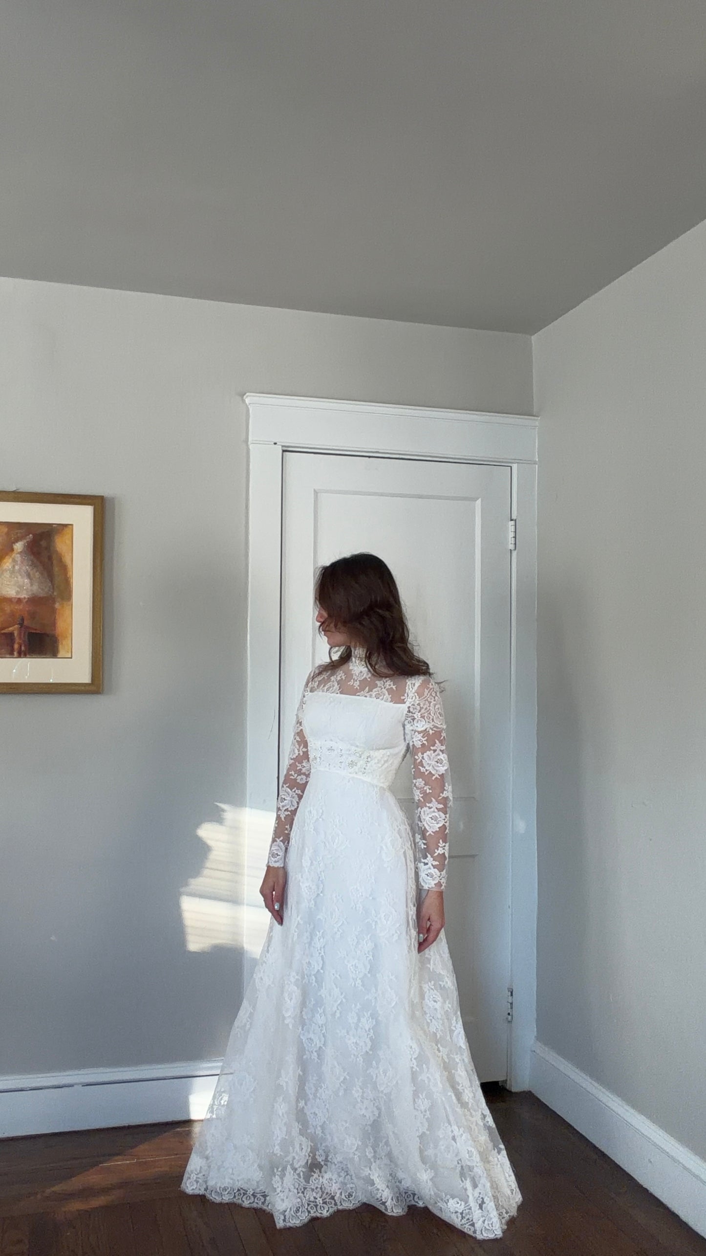 Long Sleeve Lace Wedding Dress