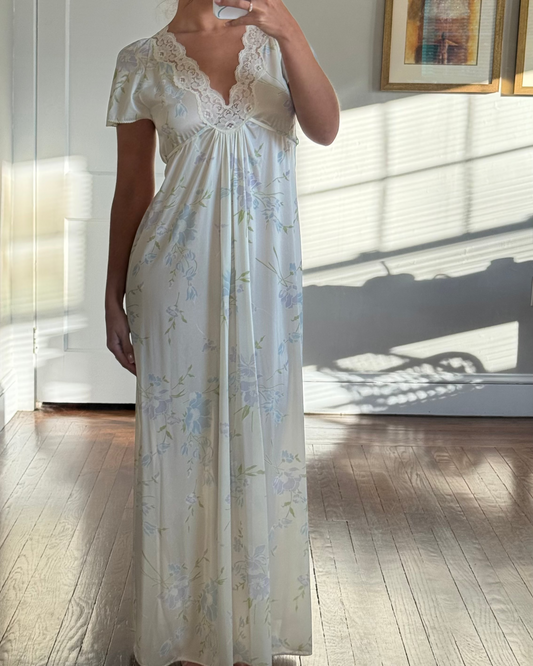 Rare Tom Bezduda Floral Lace Detail Slip