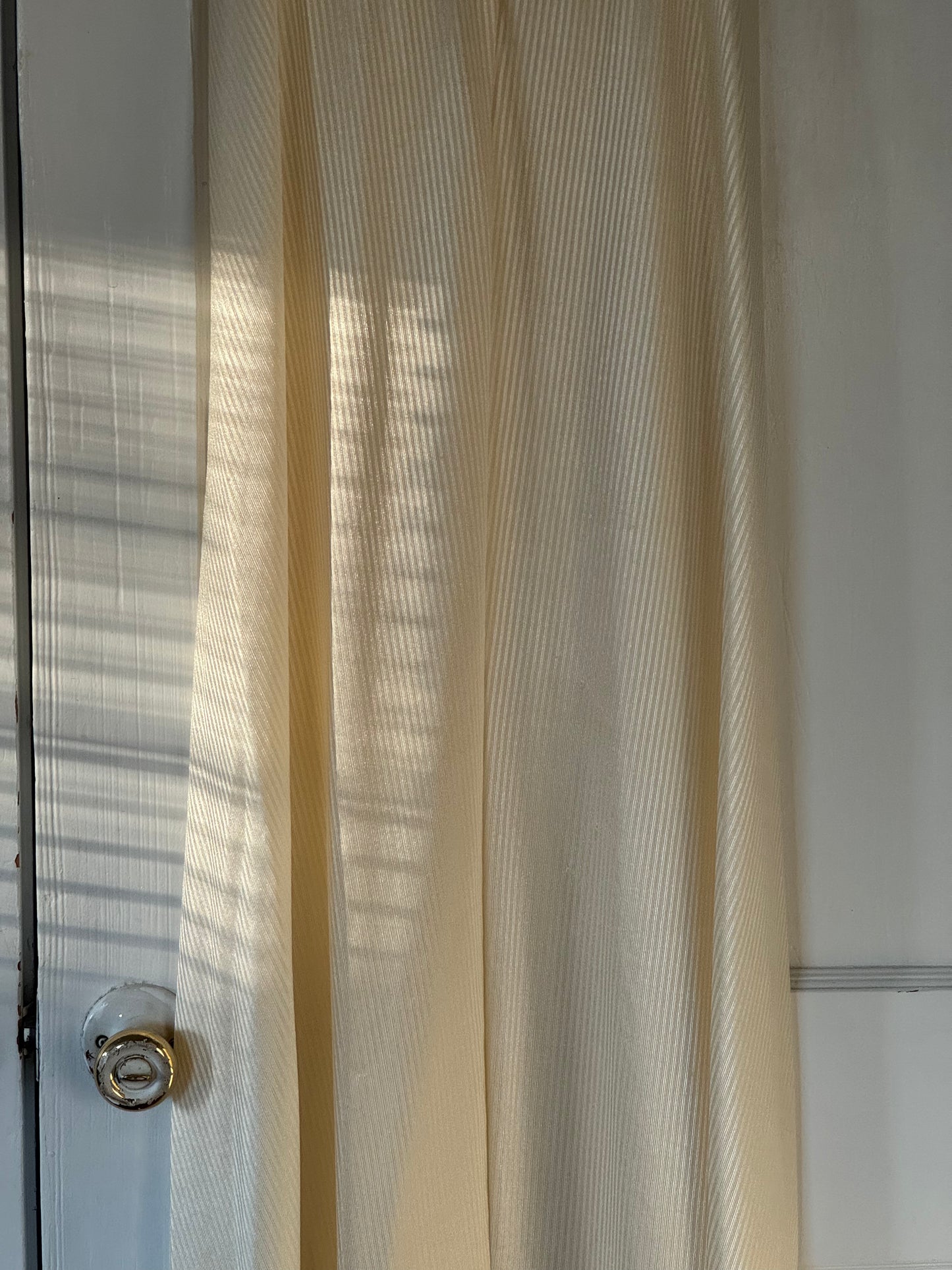 Pale Yellow Lace & Bow Detail Slip