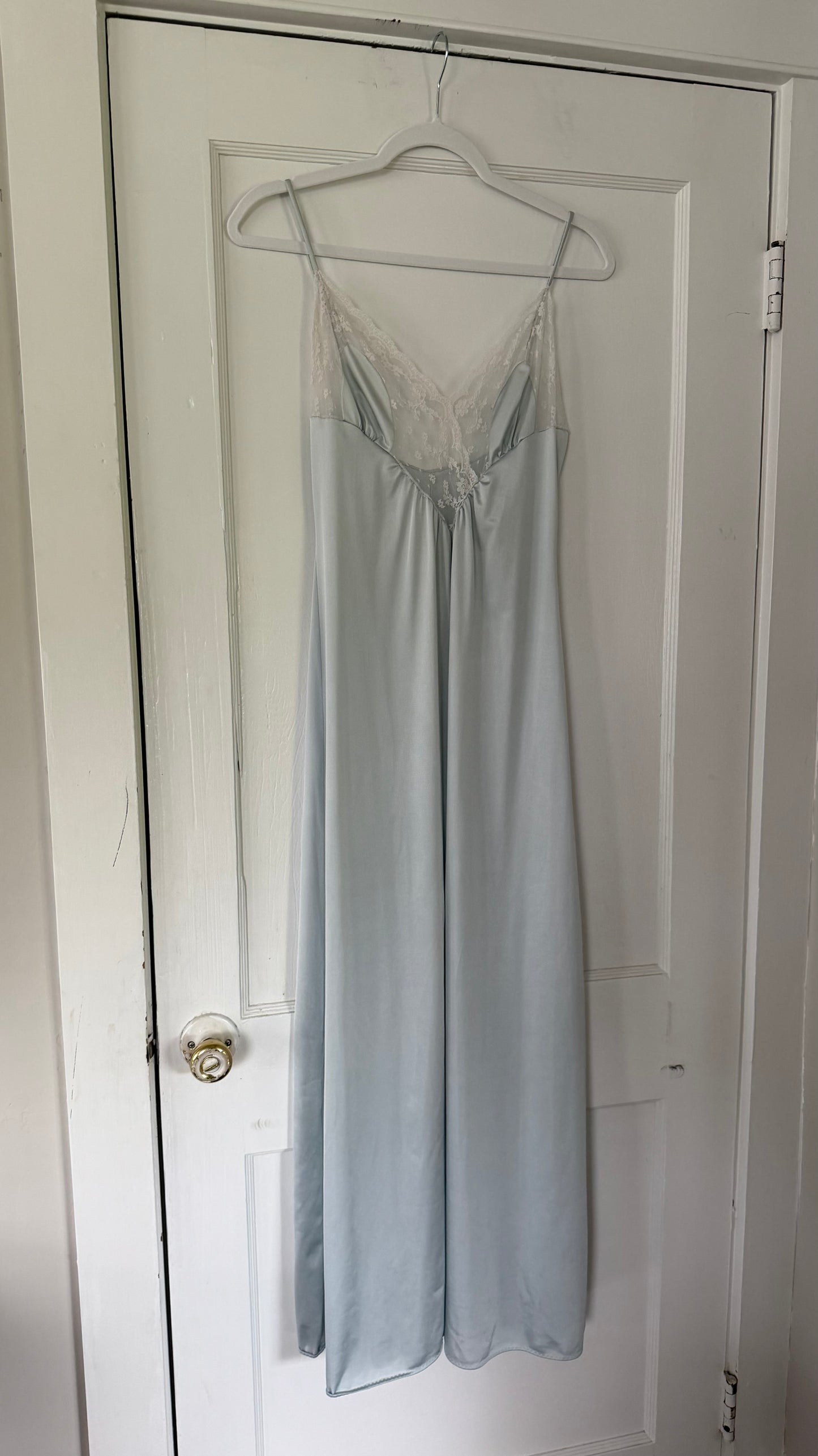 Baby Blue Cutout Slip