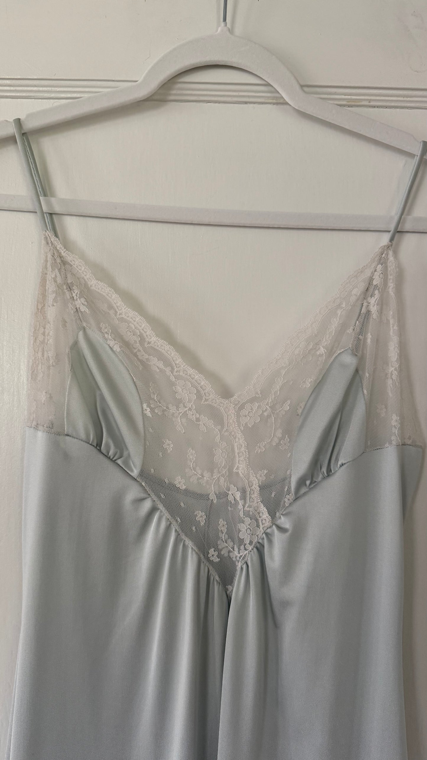 Baby Blue Cutout Slip