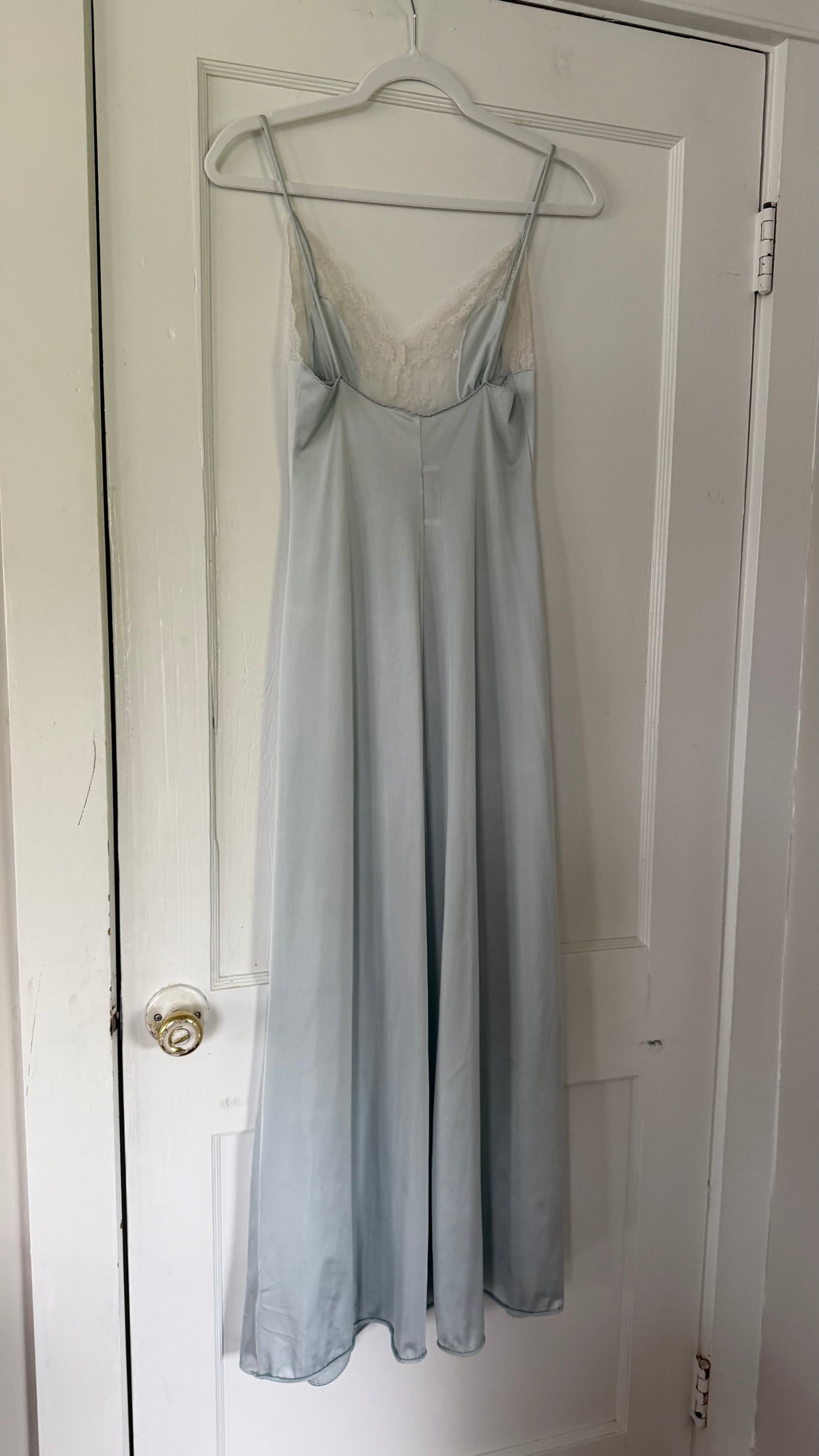 Baby Blue Cutout Slip