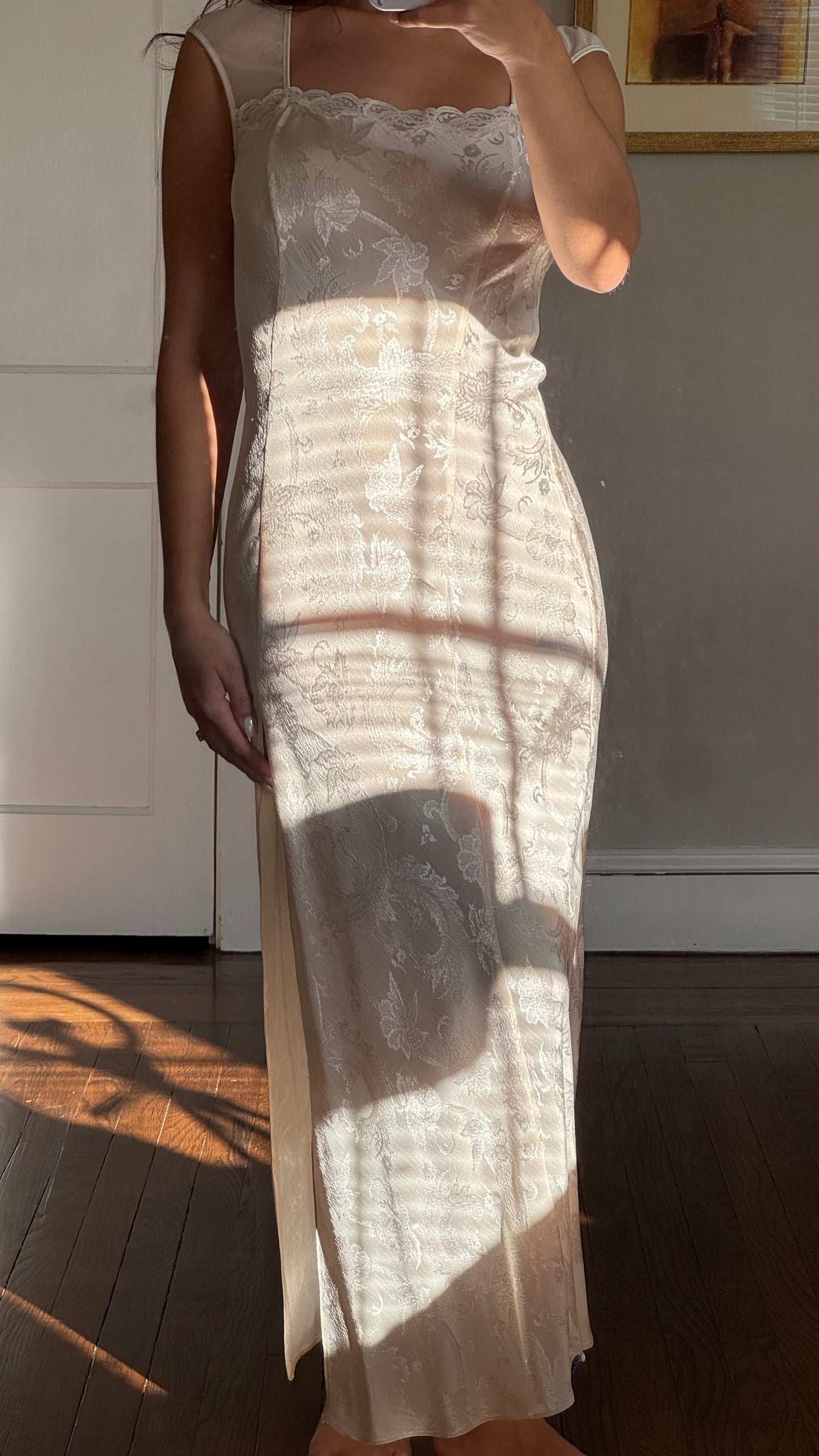 Vintage Victoria's Secret Cap Sleeve Slip Dress