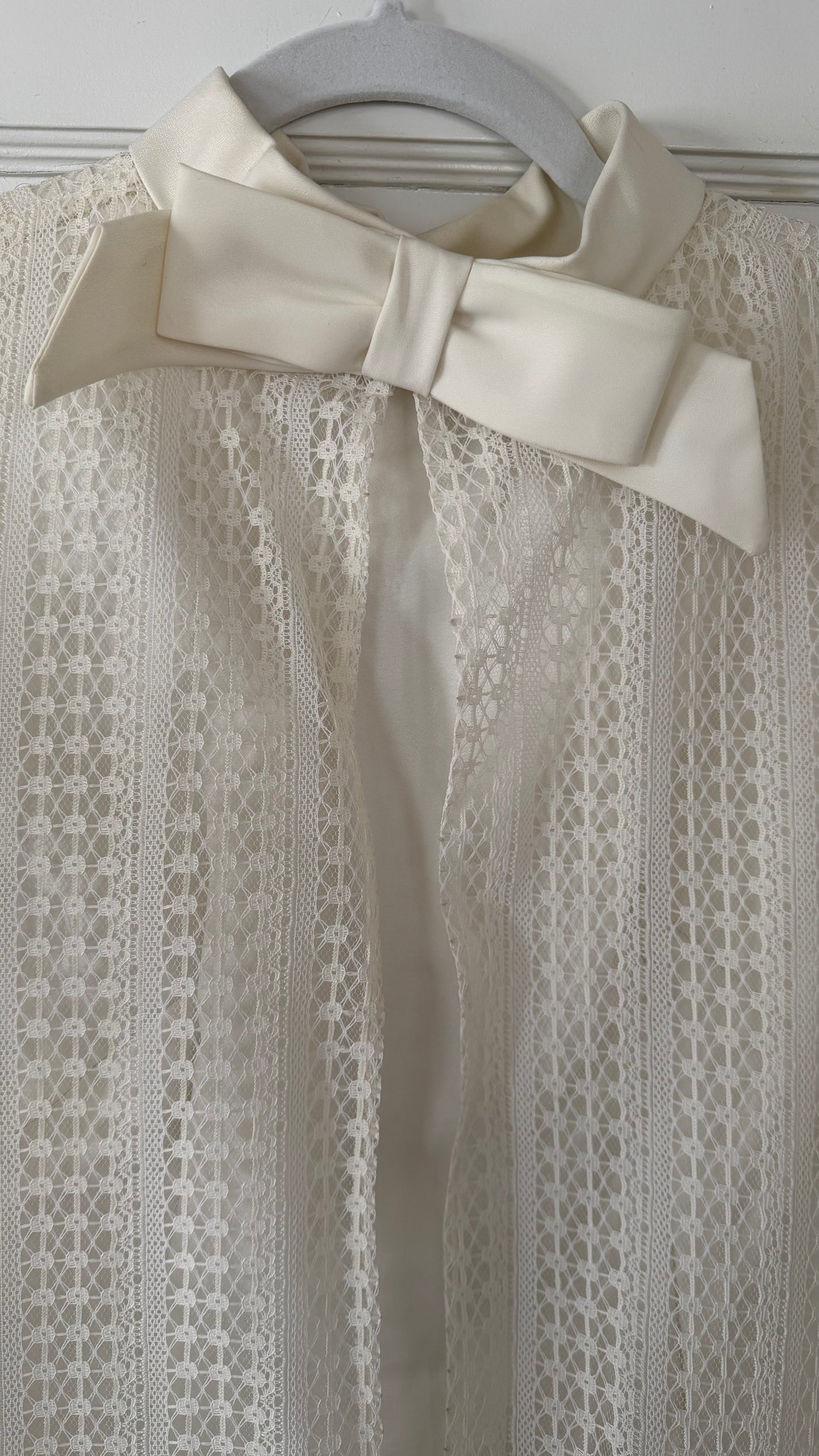 Rare Canadian Two-Piece Wedding Ensemble with Train