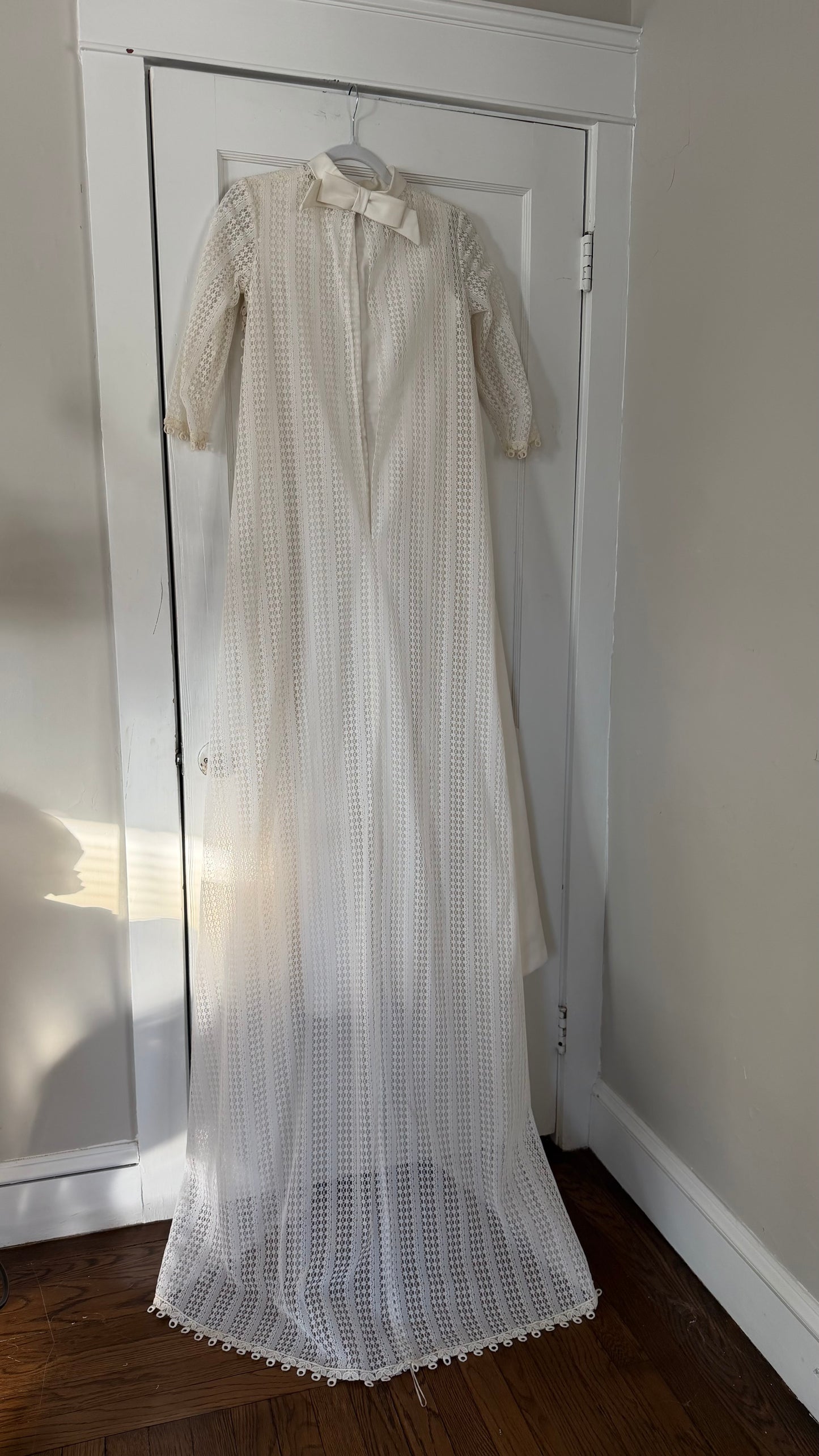 Rare Canadian Two-Piece Wedding Ensemble with Train