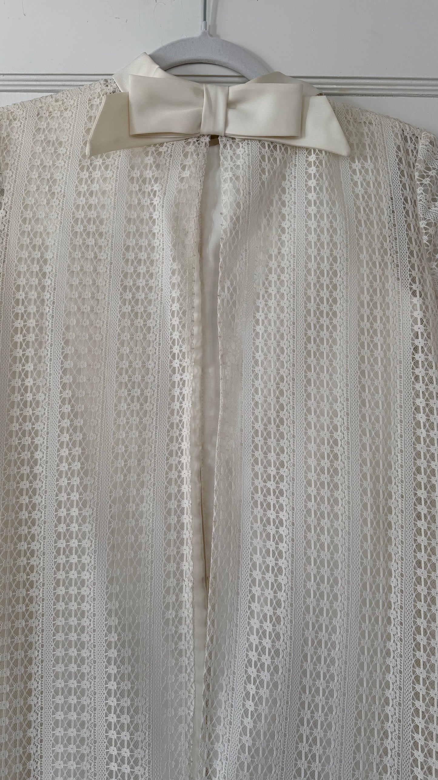Rare Canadian Two-Piece Wedding Ensemble with Train