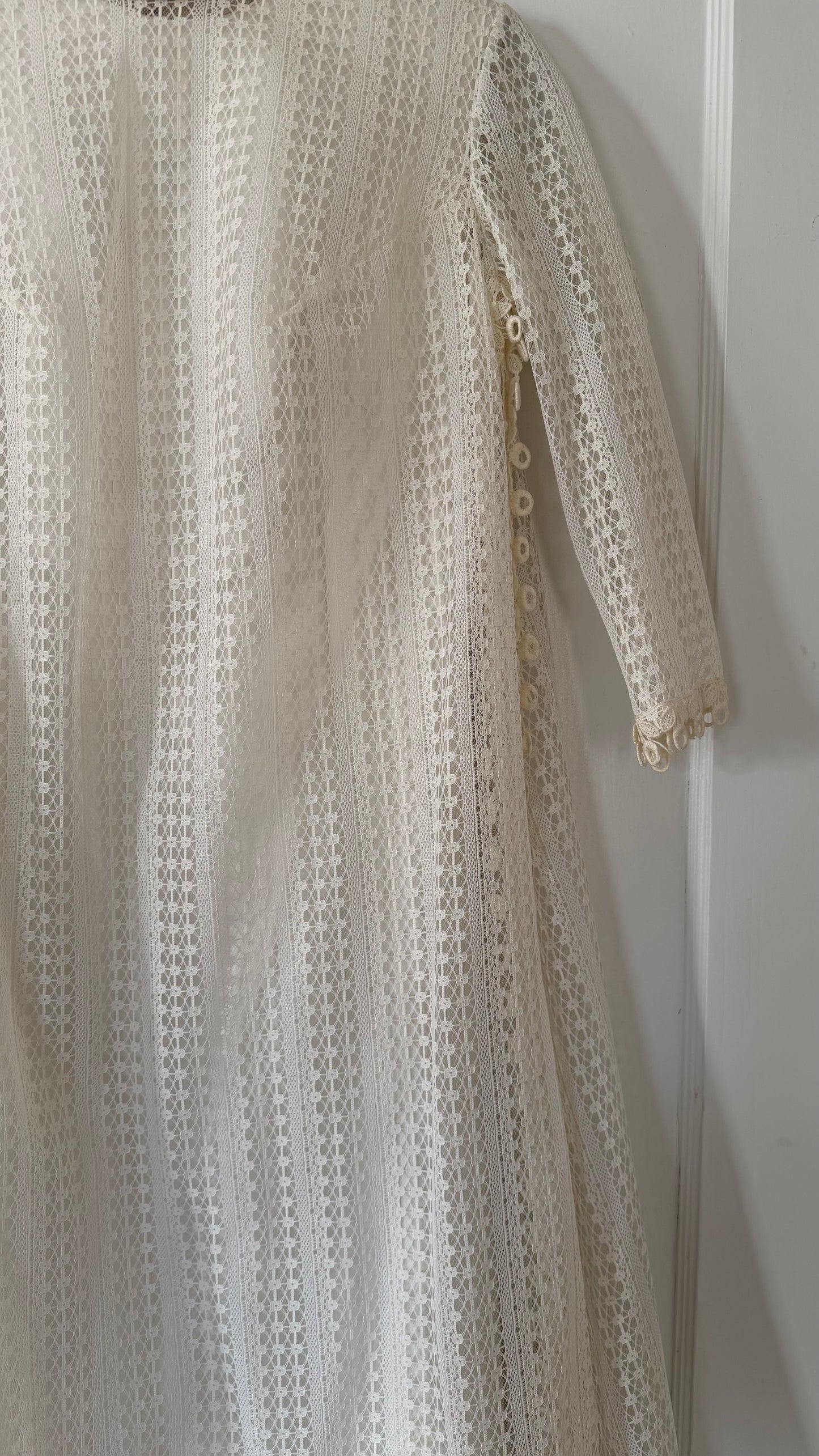 Rare Canadian Two-Piece Wedding Ensemble with Train