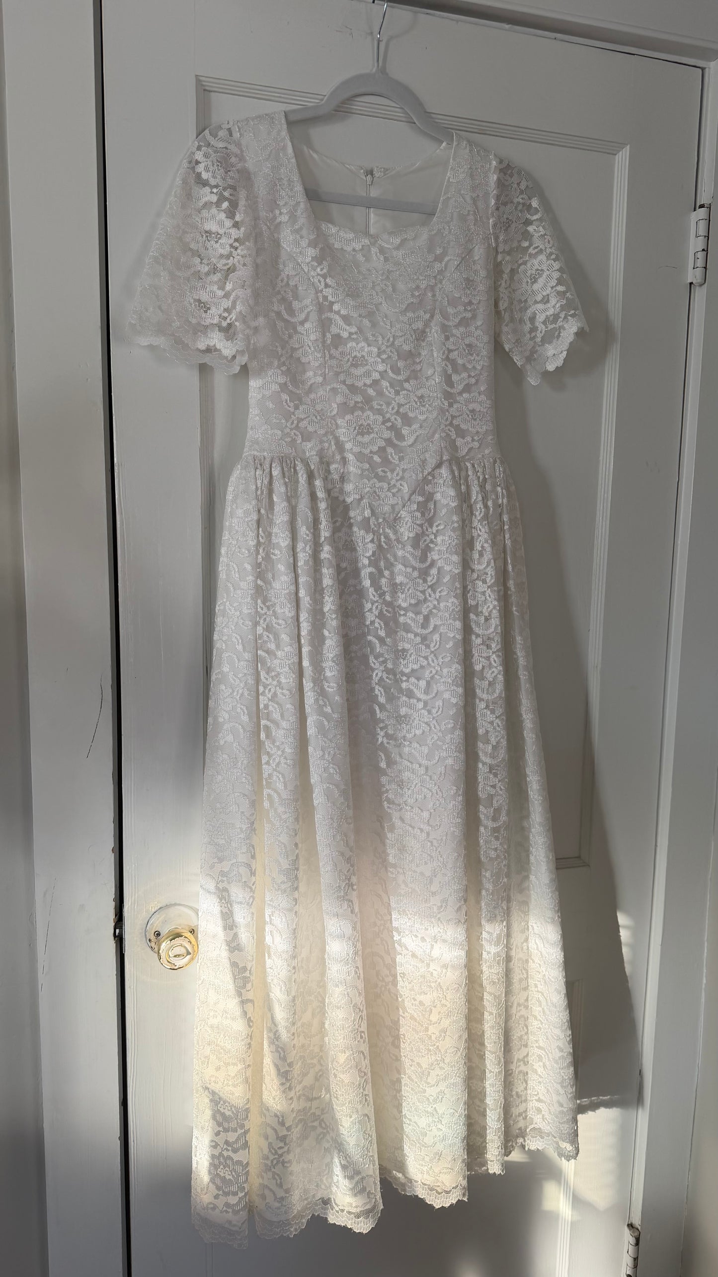 Basque Waist Lace Dress