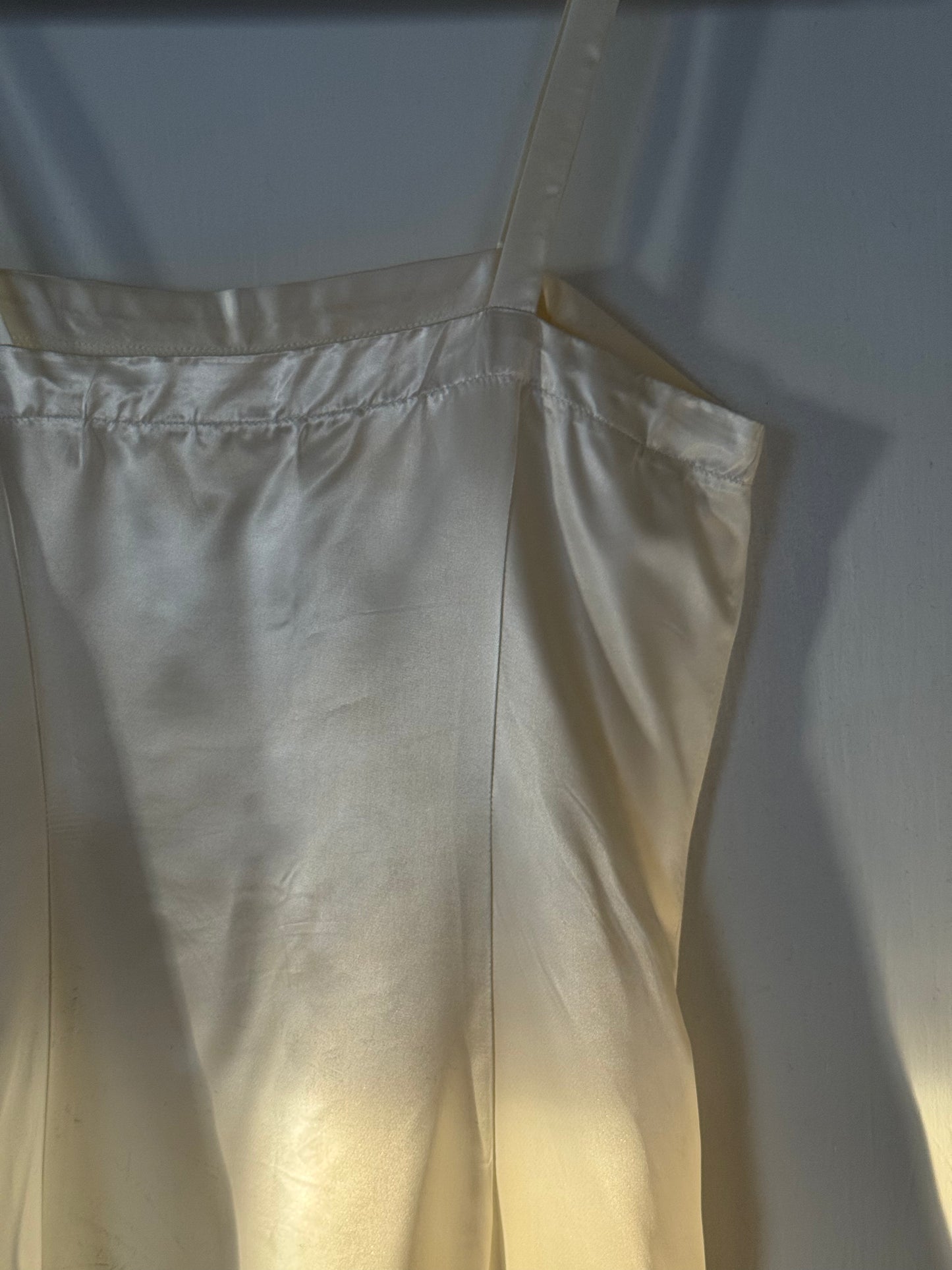 Vintage Mesh & Lace Gown Set w/ Matching Slip Dress