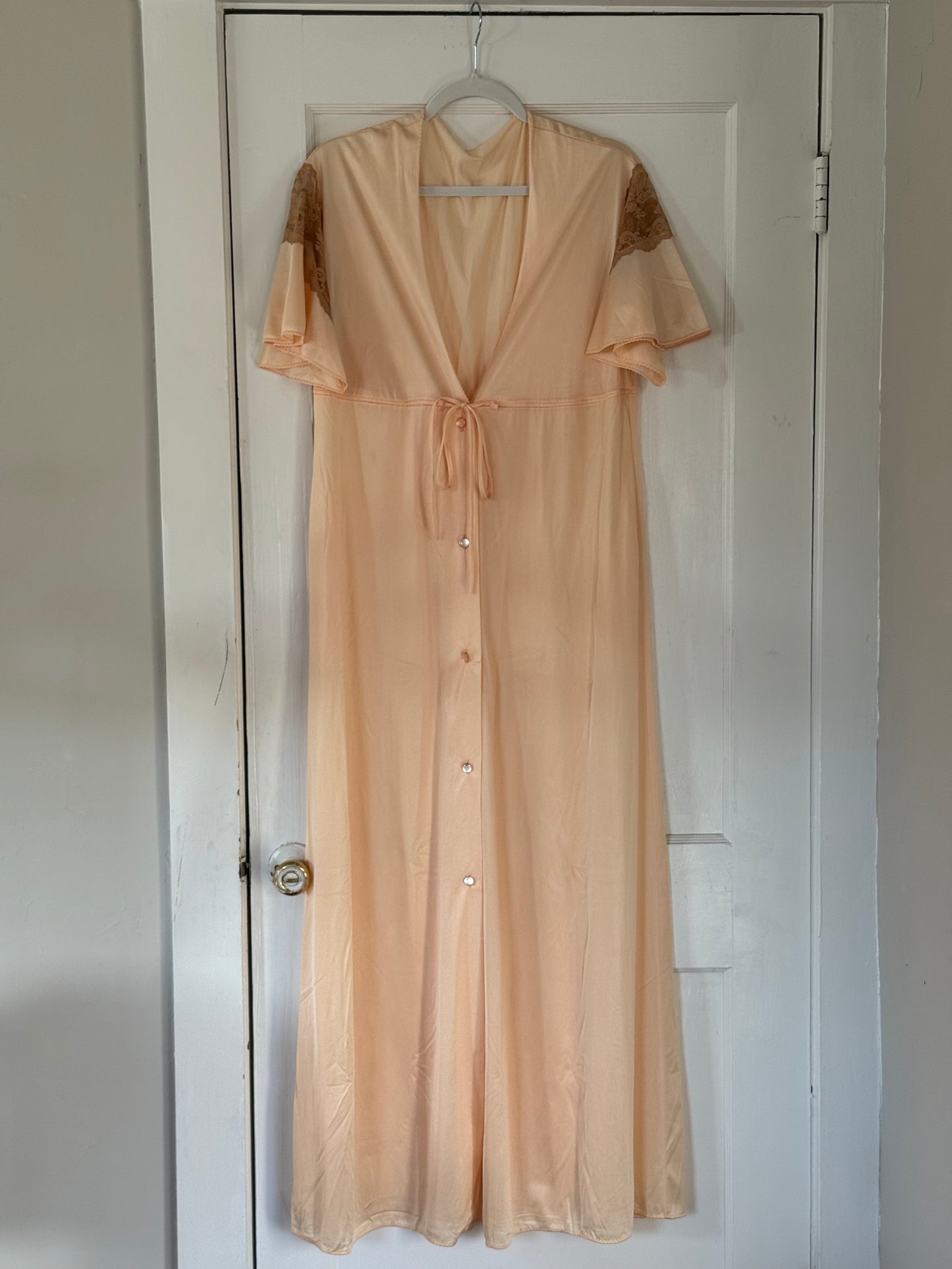 Tom Bezduda Light Pink & Tan Slip Set