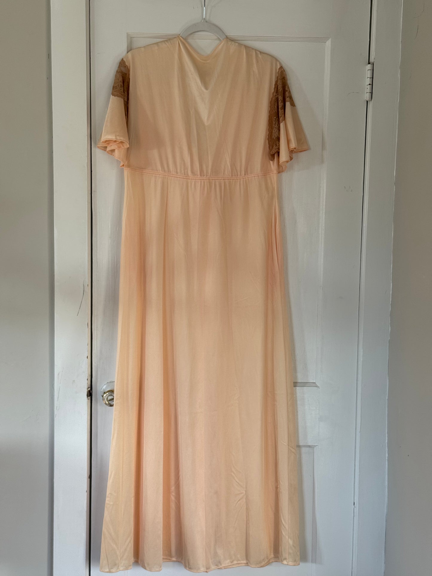 Tom Bezduda Light Pink & Tan Slip Set
