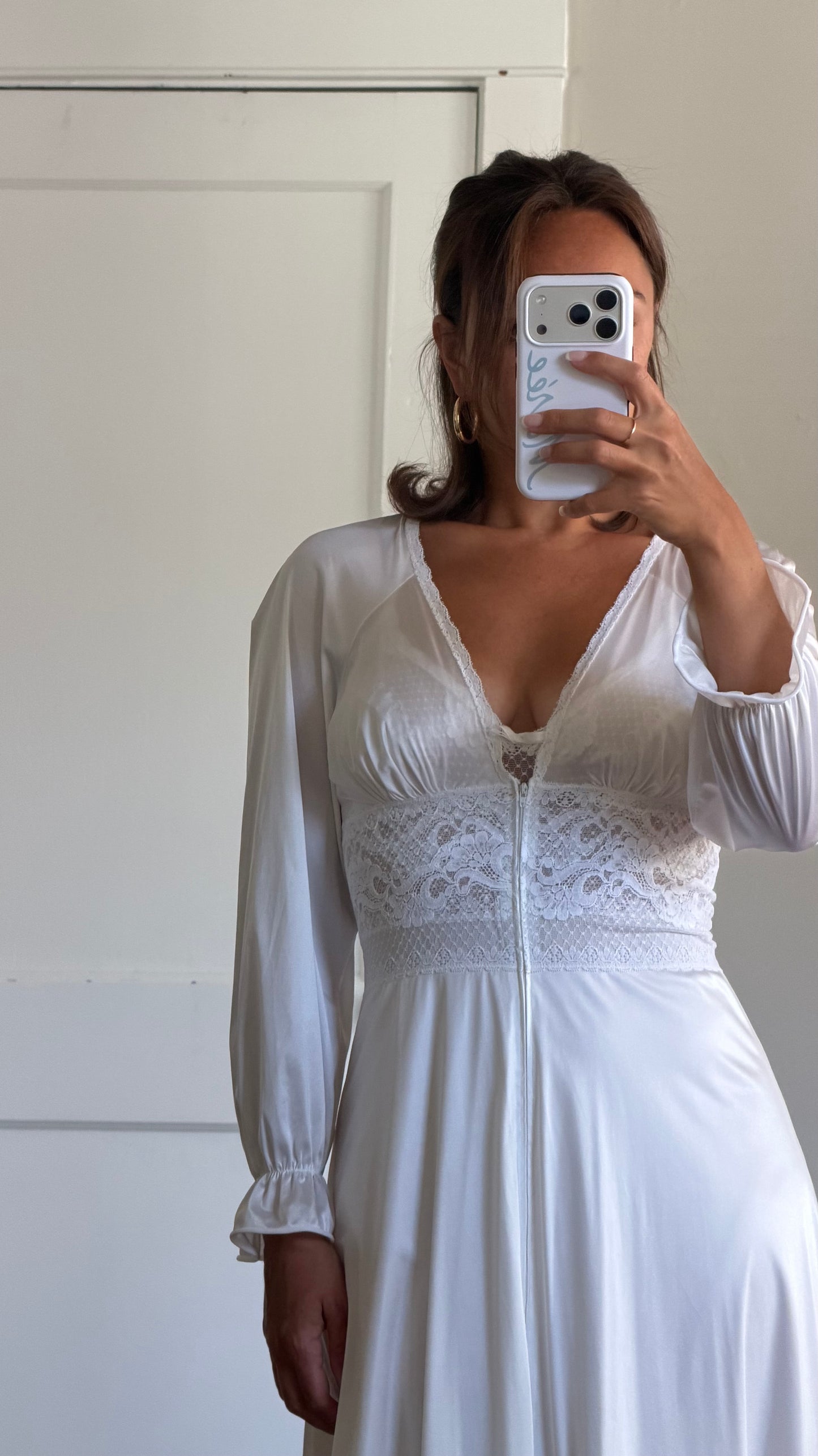 Lace Maxi Slip & Peignoir Set