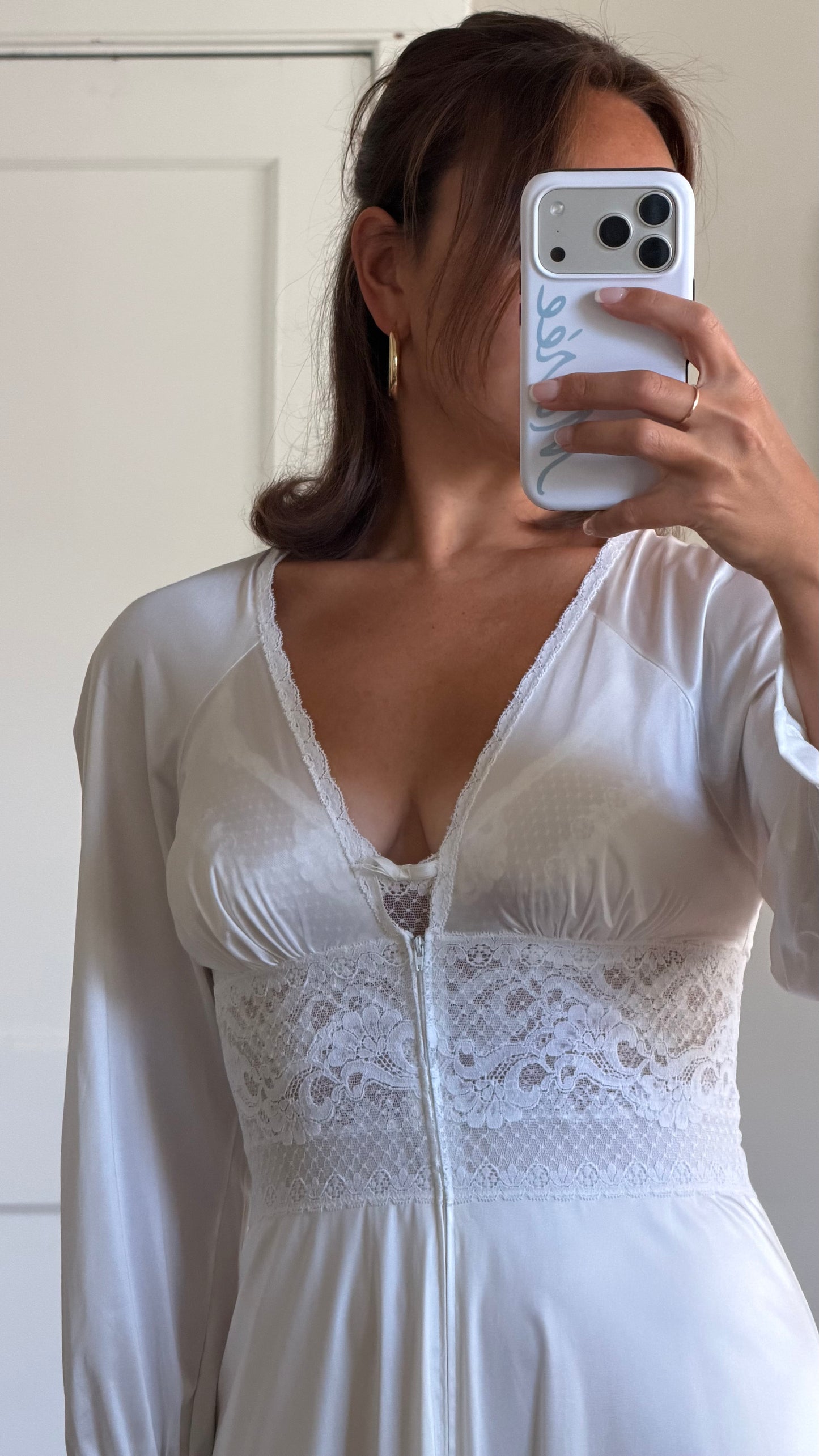Lace Maxi Slip & Peignoir Set