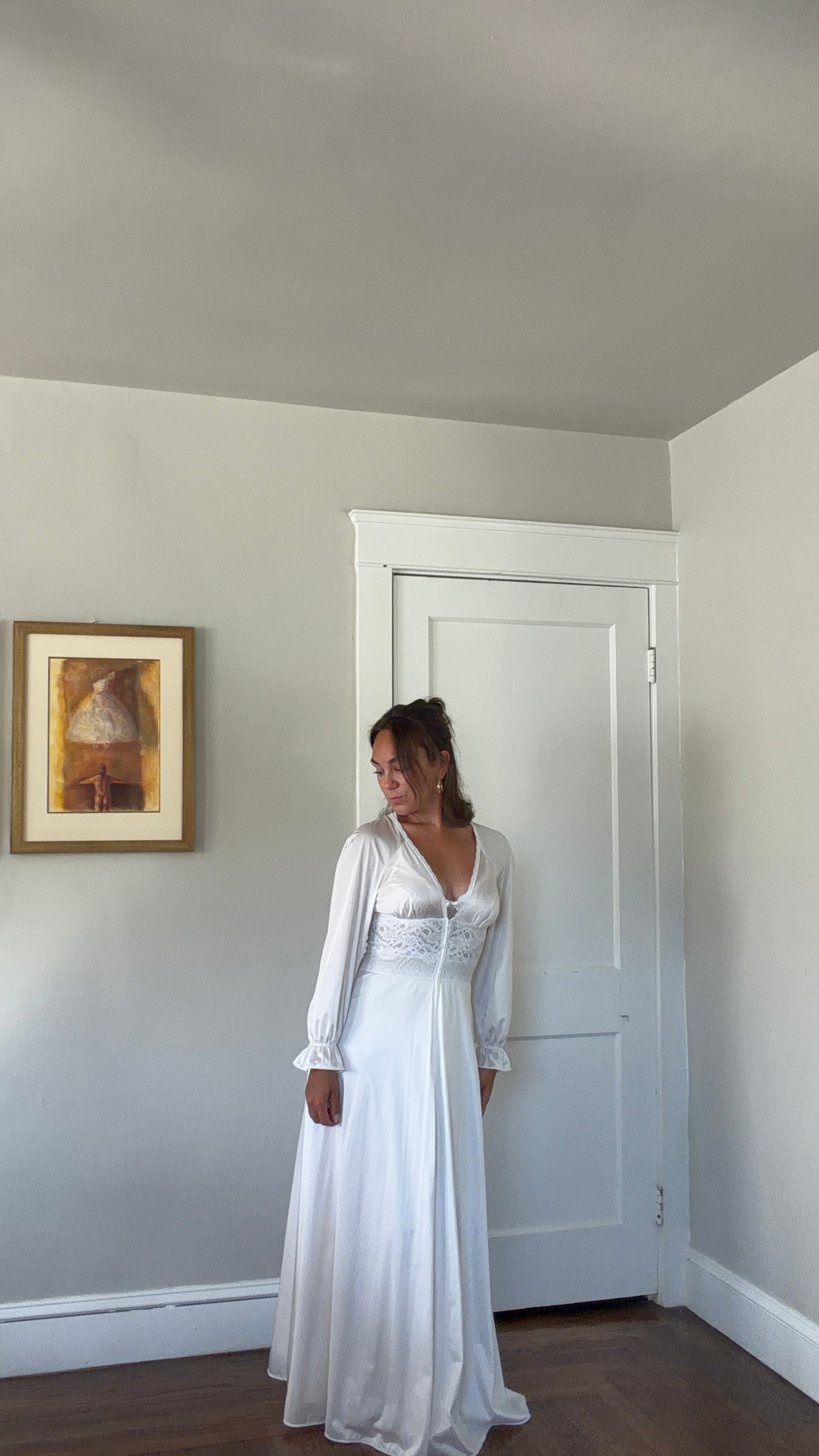 Lace Maxi Slip & Peignoir Set
