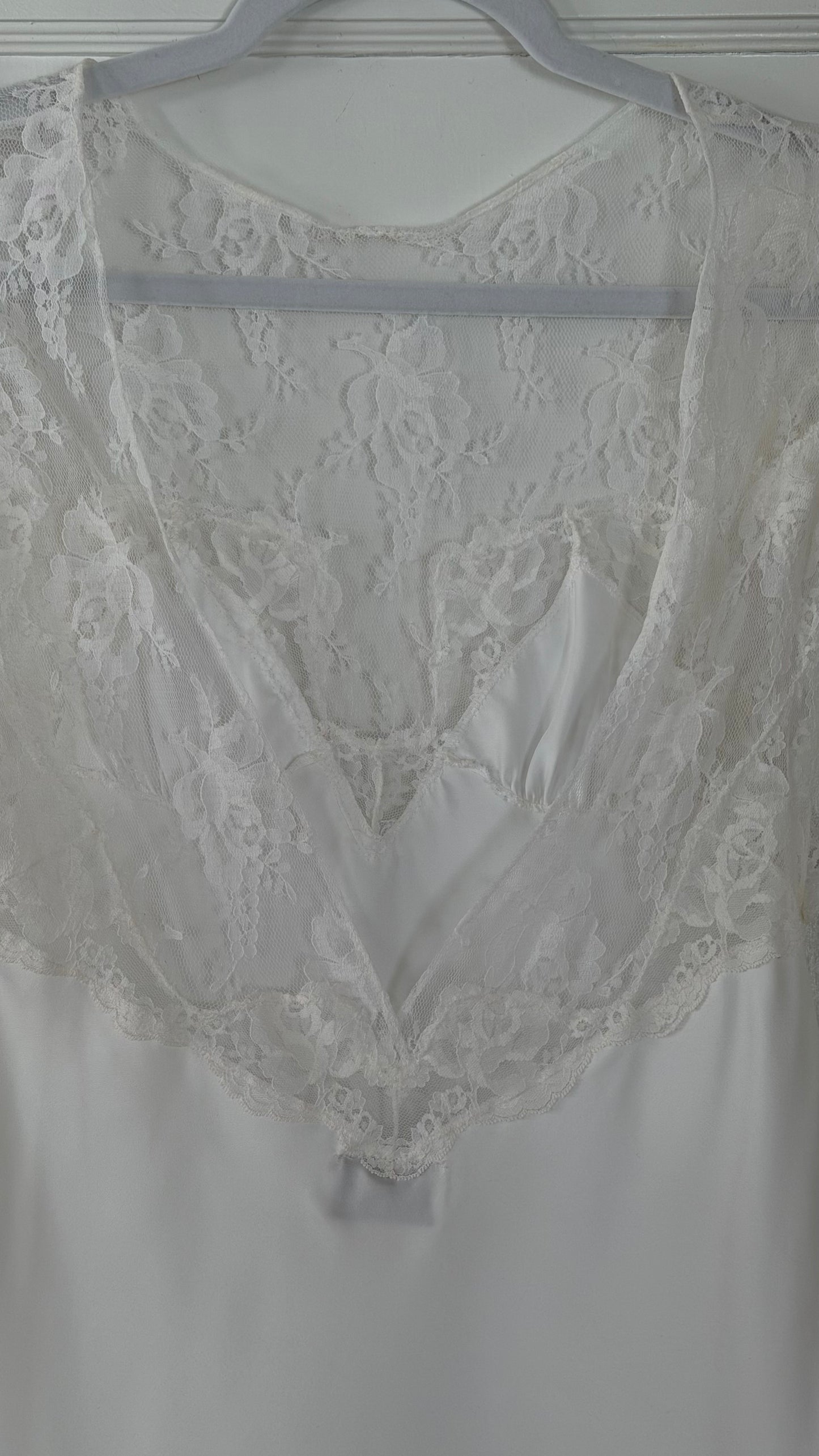 Rare Tom Bezduda Lace Yoke Mini Slip Dress
