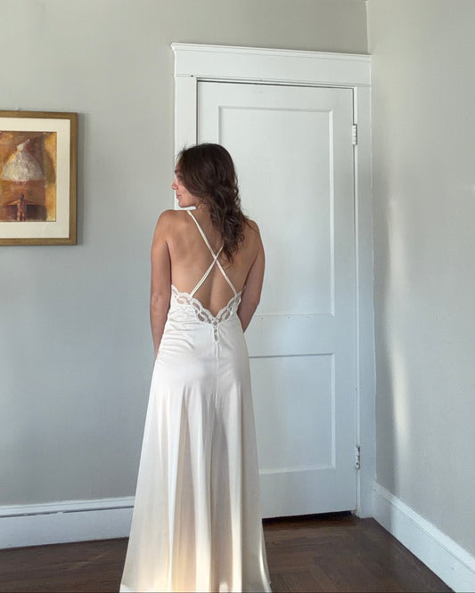 Rare 1960s Cross-Back Slip