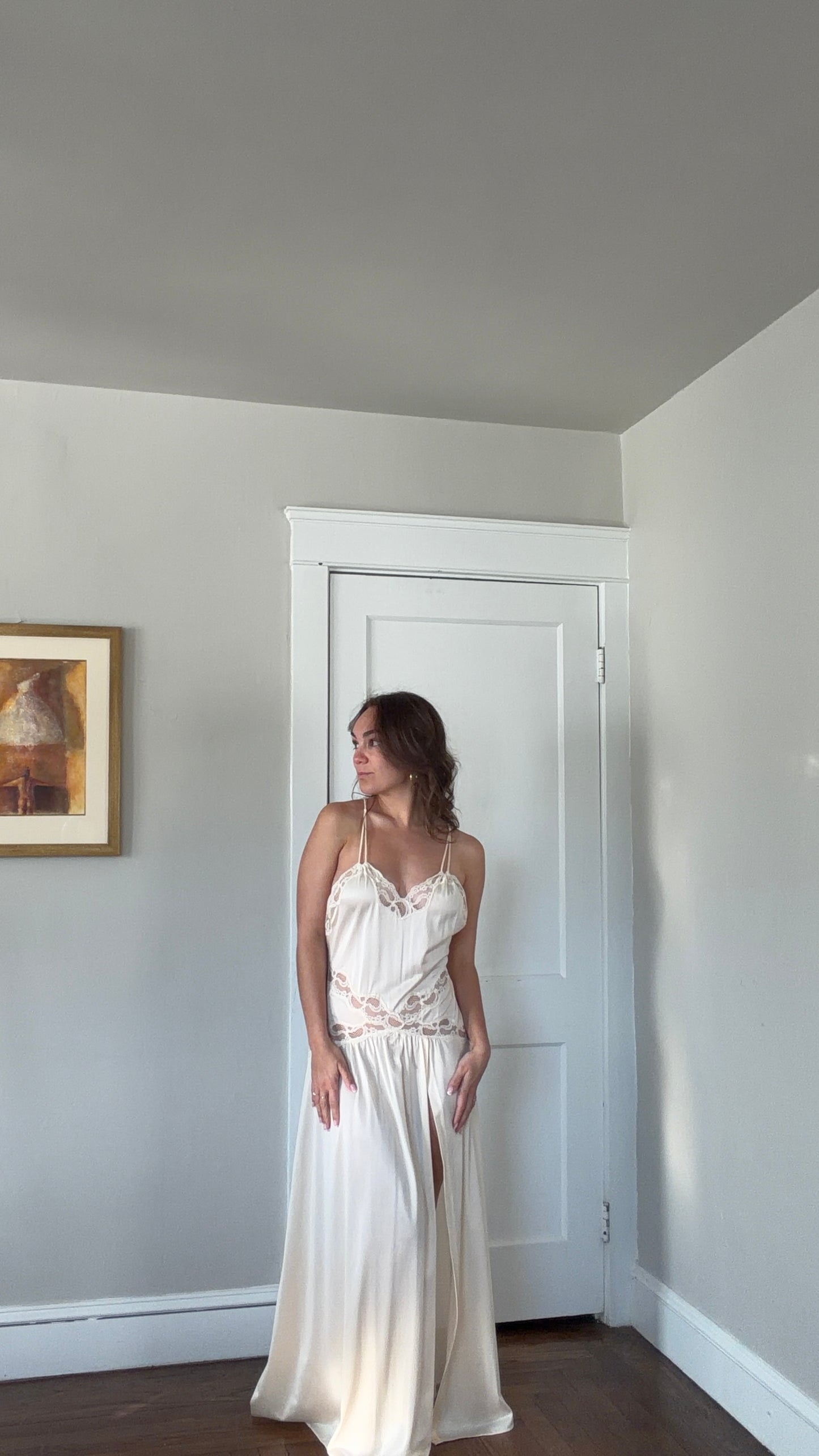 Rare 1960s Cross-Back Slip