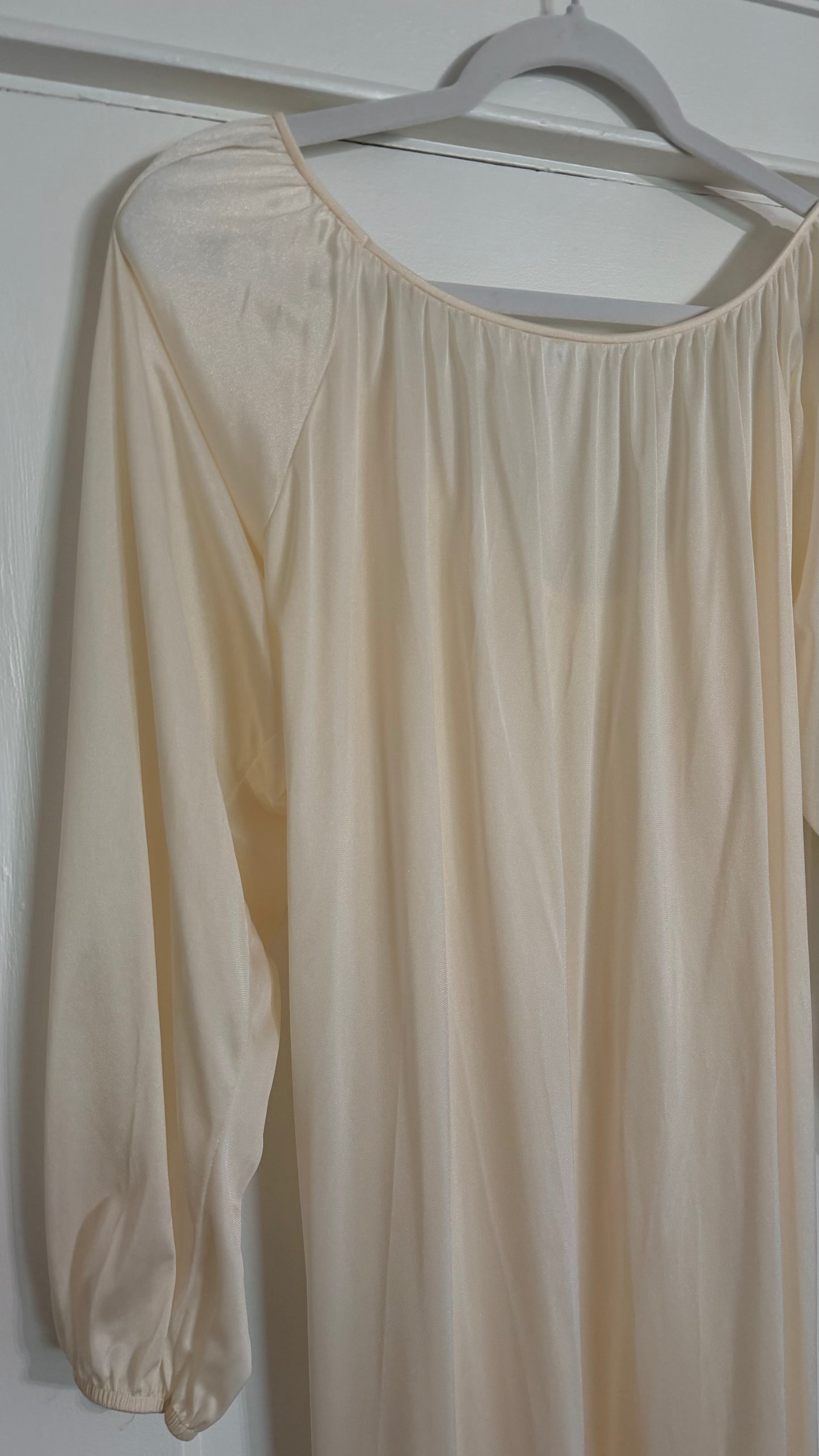 Tie Back Cream/Ivory Maxi Slip
