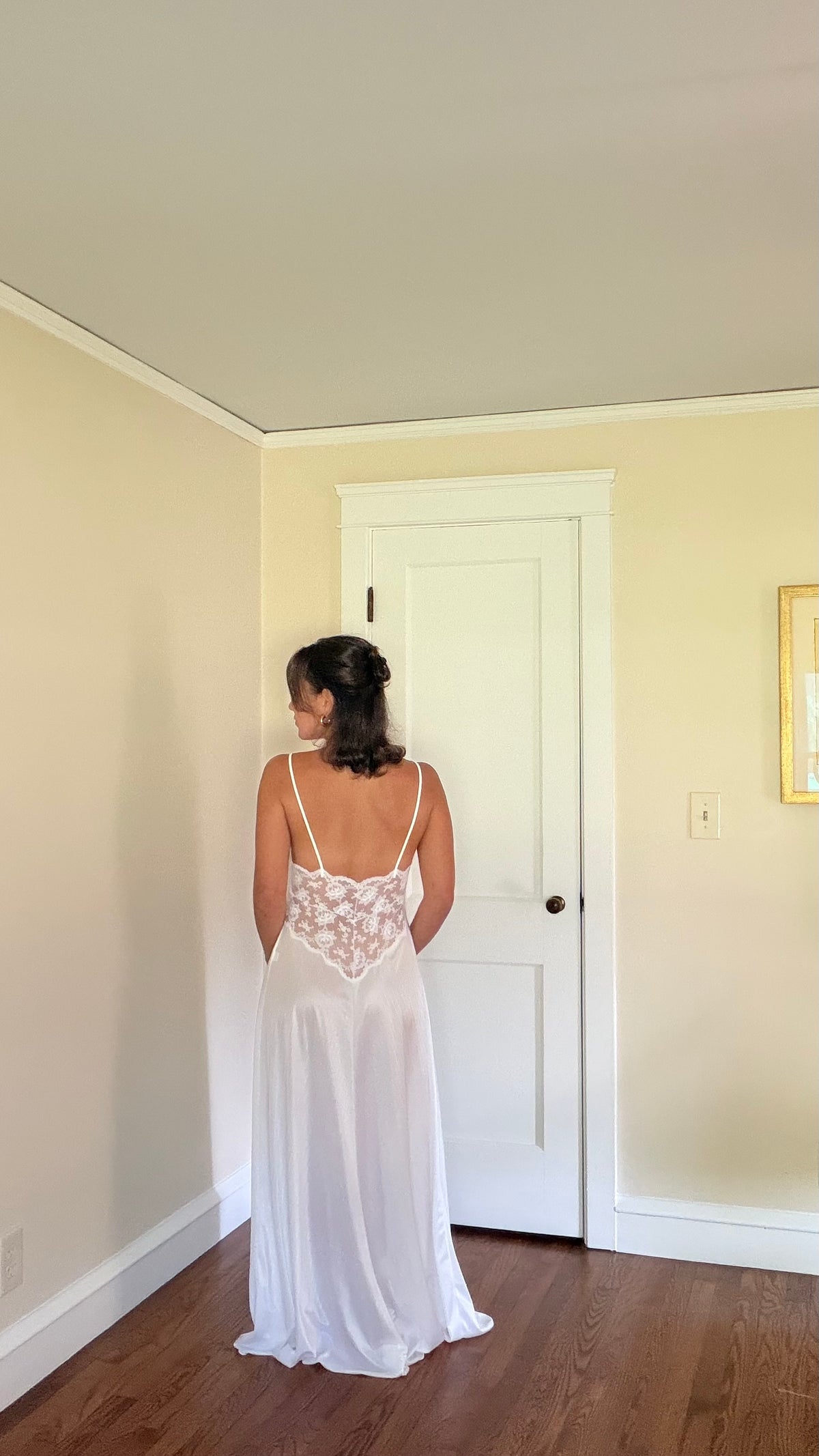 Lace-Detail Peignoir Set