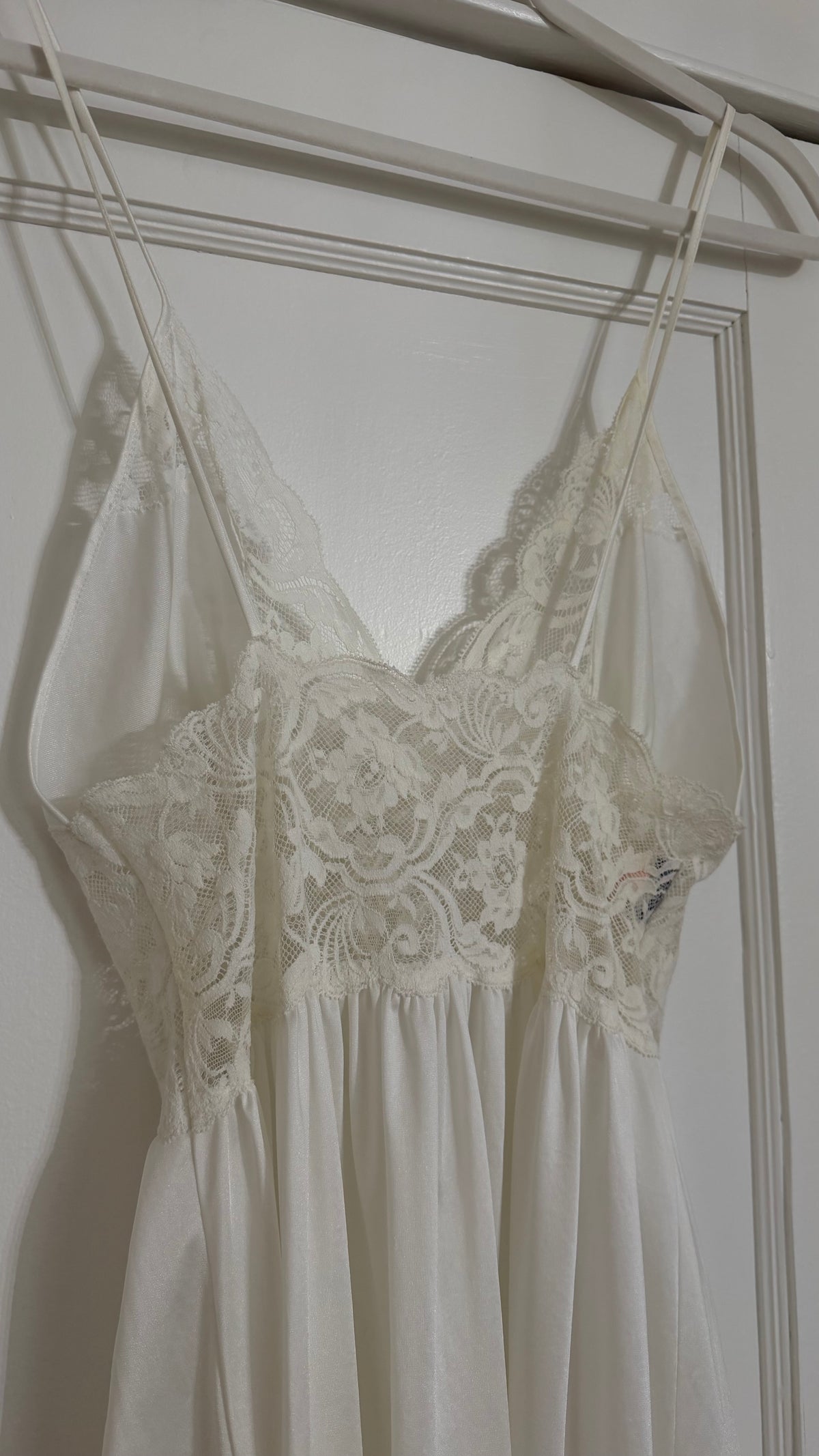 Lace Detail Low-Back Maxi Slip