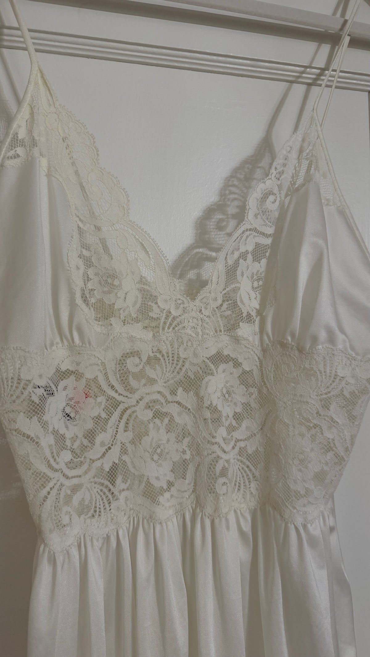 Lace Detail Low-Back Maxi Slip