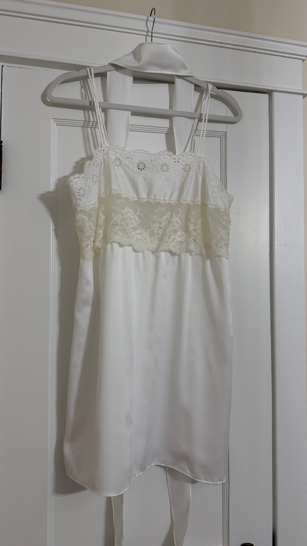 Mini Slip with Custom Matching Neck Scarf