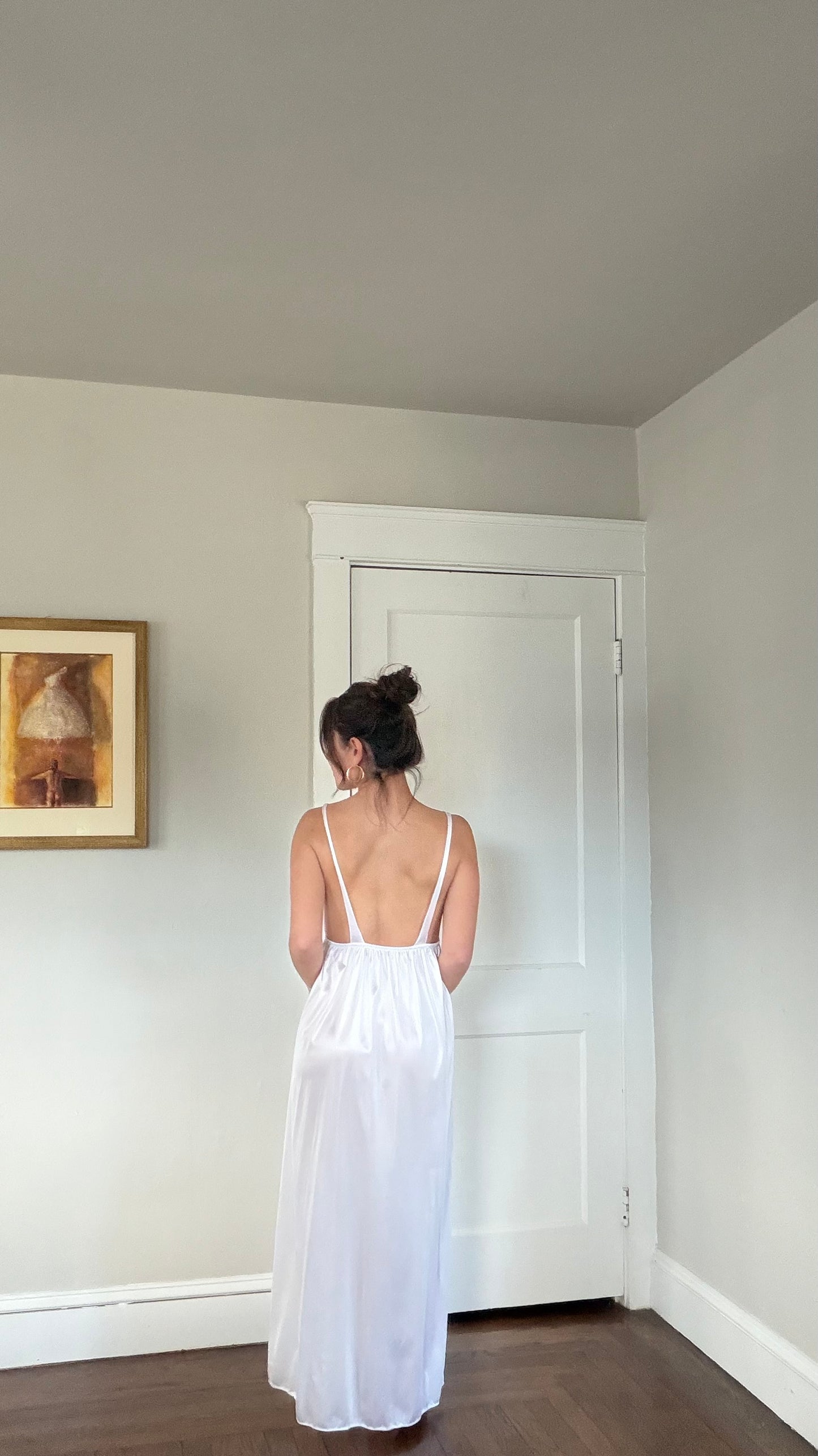 Peplum and Lace Detail Peignoir Set