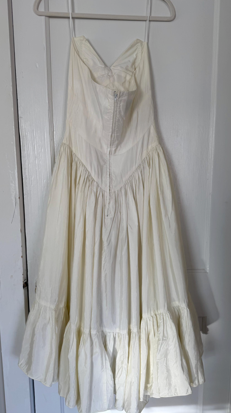 Rachel's Wedding Edit: Rare Bow-Detail Basque Waist Dress